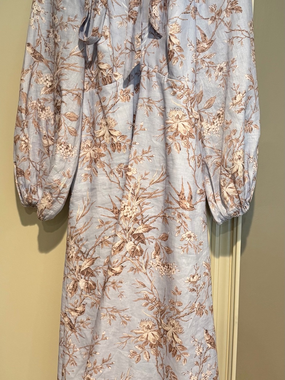 Zimmermann Floral Bird Print Midi Dress Size 2 / Medium Excellent Condition - Picture 4 of 7